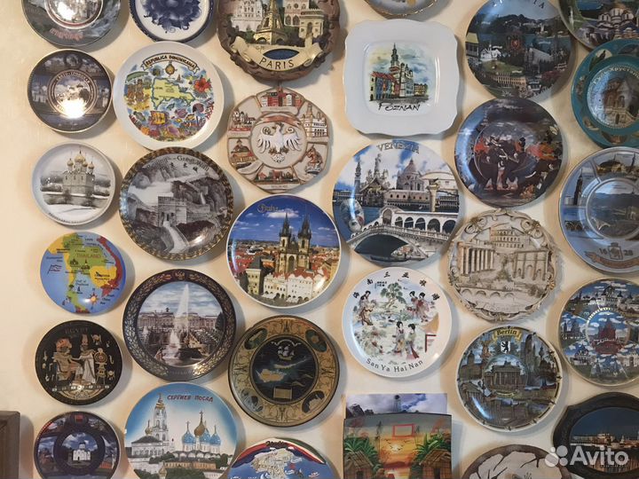 Коллекционные тарелки из разных Стран