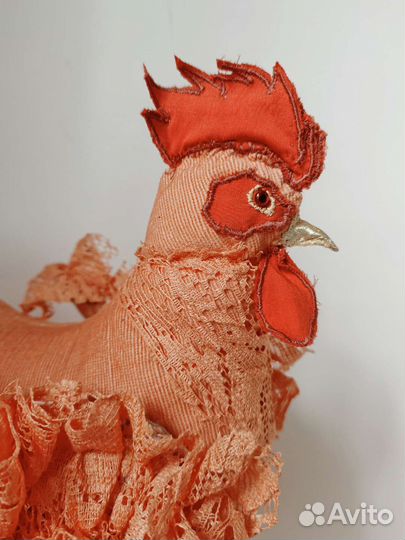 Интерьерная игрушка курица