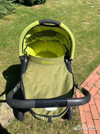 Коляска люлька + прогулочная Quinny
