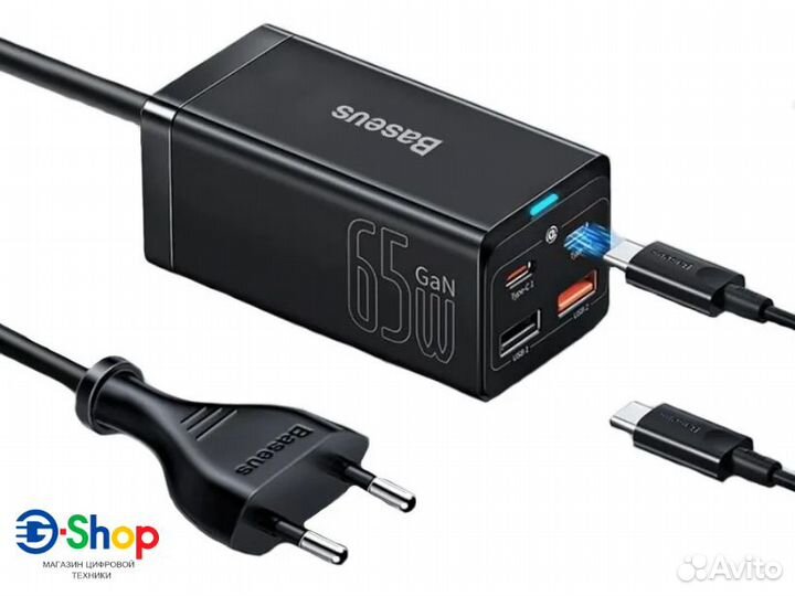 Настольное зарядное устройство Baseus GaN 100 Вт