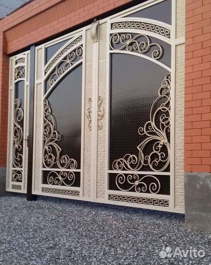Ворота кованые под ключ