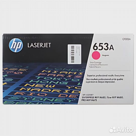 Картридж HP 653A Magenta пурпурный HP LaserJet En