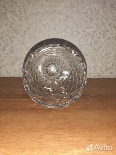 Ваза хрустальная для цветов Богемия