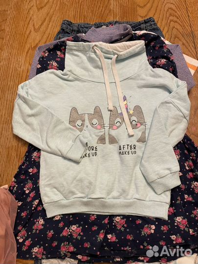 Вещи пакетом на девочку 122 128