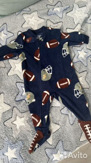 Флисовая поддева carters