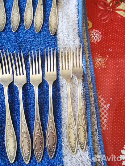 Столовые приборы мельхиор СССР