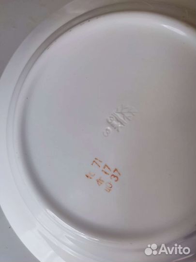 Фарфоровые тарелки СССР