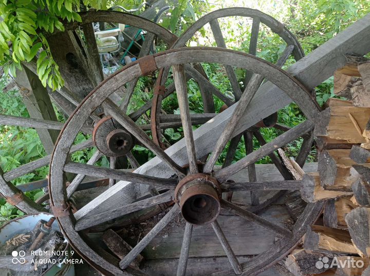 Колеса деревянные от телеги