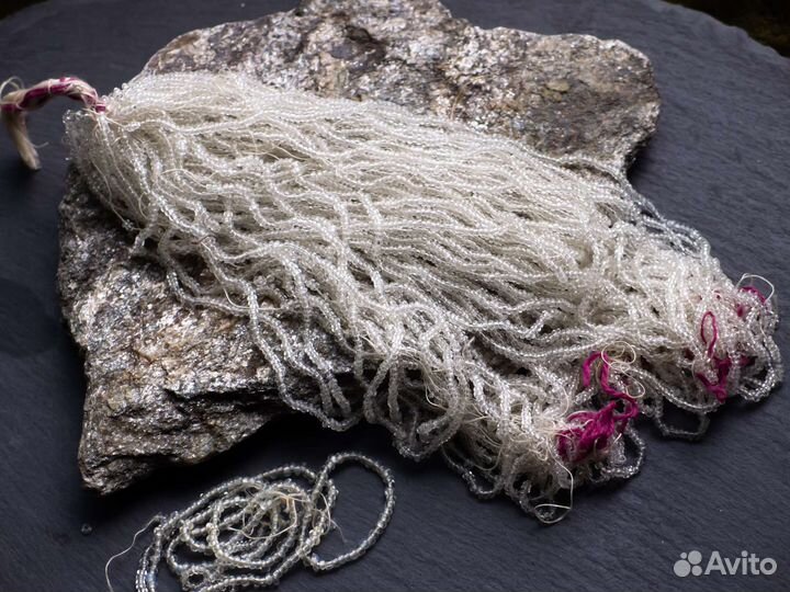 Антикварный светлый бисер до 1917 года