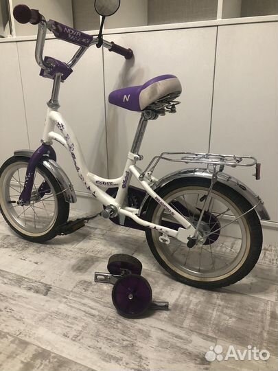 Велосипед детский для девочки novatrack 14'