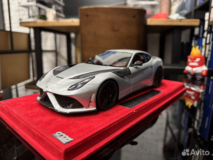 Mansory Ferrari F12 Stalonne серебро 1:18