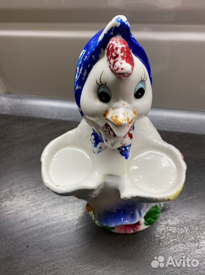 Статуэтка фарфор курочка