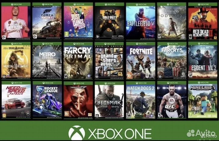 Подписки и Ключи для игр на Xbox One/Series S/X