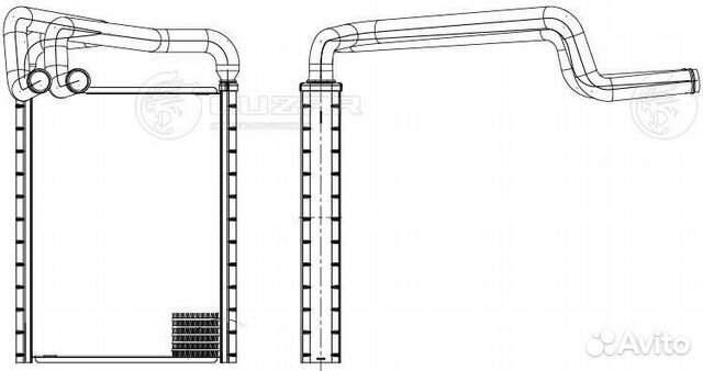 Радиатор отопителя (печки) Hyundai Tucson 15-, Ki