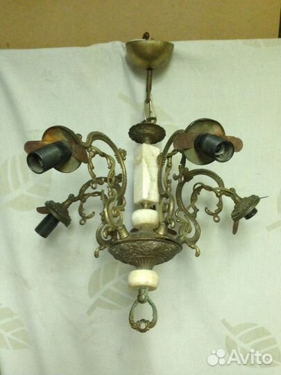 Люстры Бронза Камень СССР Светильник-Бра 