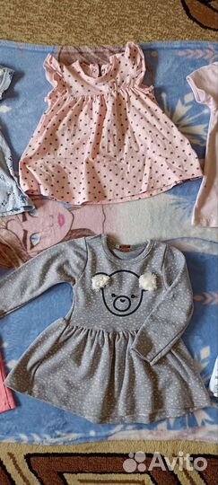 Детские вещи для девочки 1-2 года