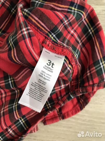 Рубашка в клетку на мальчика