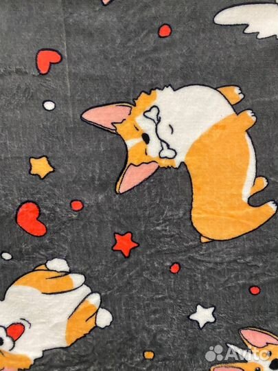 Плед детский плюшевый