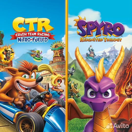 Crash Team Racing Nitro-Fueled +Spyro Game Bundle