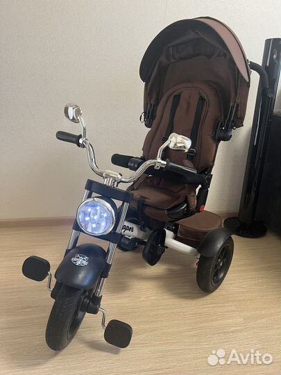 Трехколесный велосипед Chopper CH1, коричневый