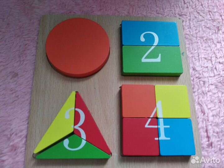 Набор развивающих пазлов-6 штук