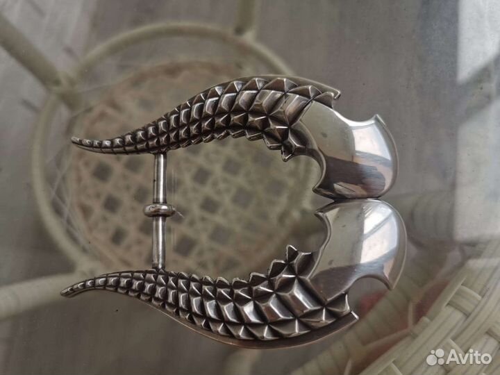 Мужской кожаный ремень ручной работы