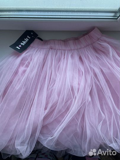 Юбка-пачка мини T-Skirt (светло-розовая), М