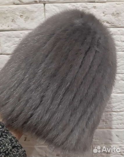Шапка норковая женская