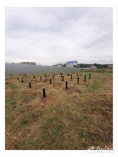 Винтовые сваи для забора