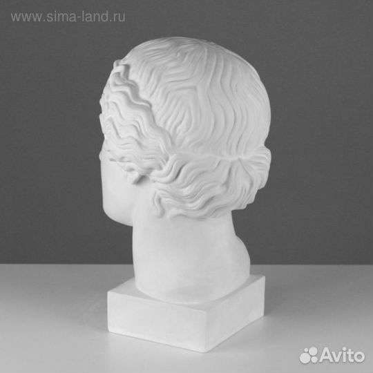 Гипсовая фигура Голова Амазонки, 22 х 25 х 38 см