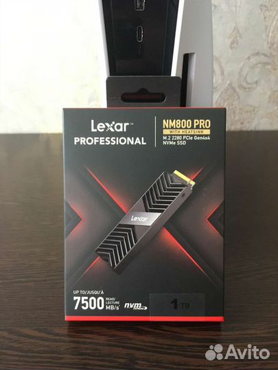 SSD LexarProfessional NM800PRO с радиатором