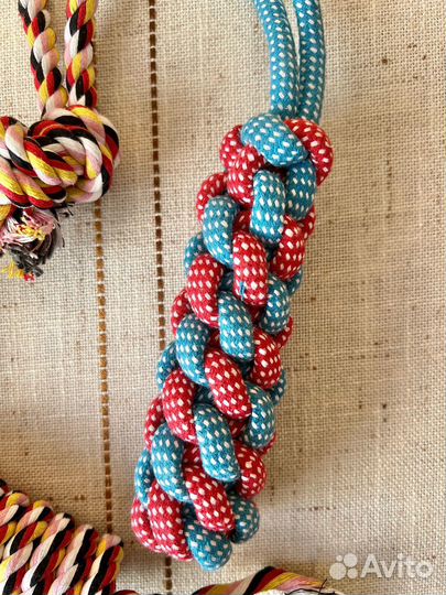 Набор игрушек- канатов для собак, 4 шт