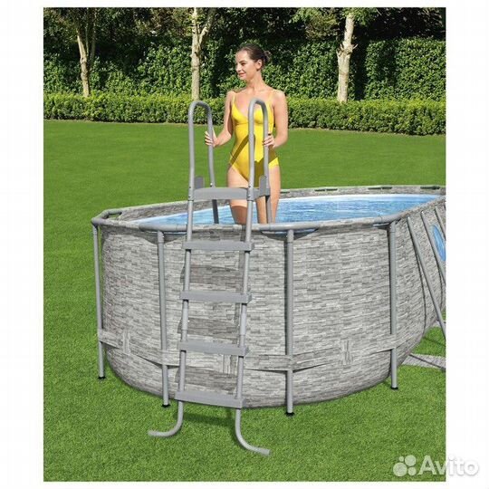 Лестница для бассейнов 132 см 58337 Bestway