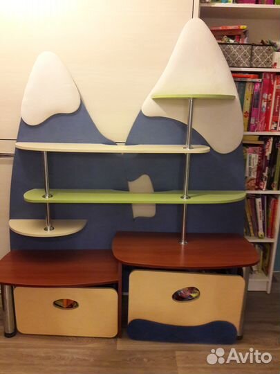 Детский игровой стеллаж 