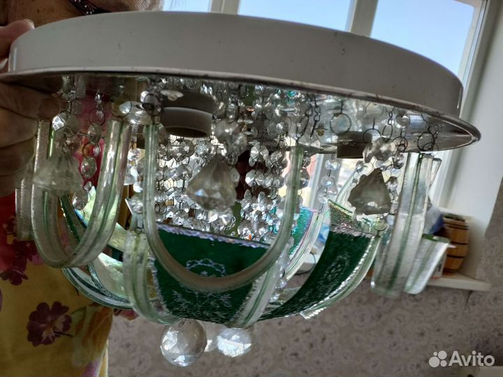 Люстра потолочная светодиодная бу