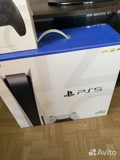 Sony playstation 5 PS5 с дисководом 2 джойстика