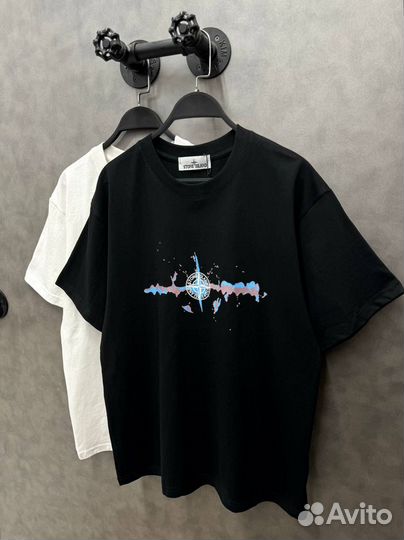 Stone island футболка оверсайз