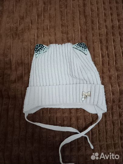Шапка утепленная для девочки