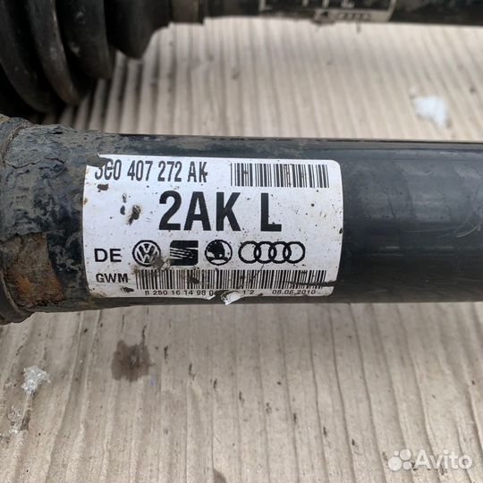 Полуось передняя для VW Passat CC 2009-2012 Cbbb
