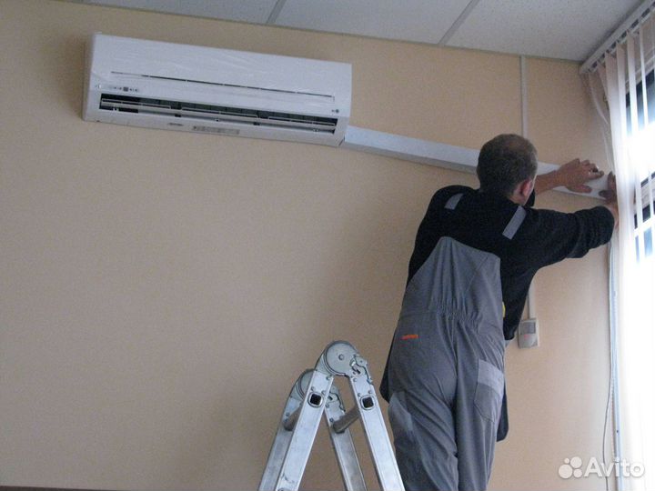 Установка кондиционеров, монтаж кондиционеров Волг