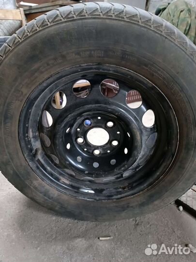 Запаска одиночка, резина с диском 235 60 16