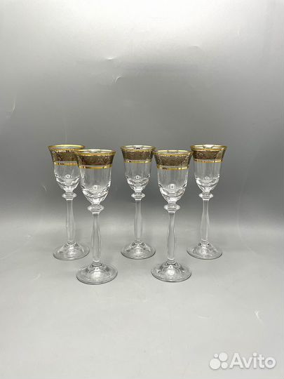 Рюмки фужеры Чехословакия Богемия