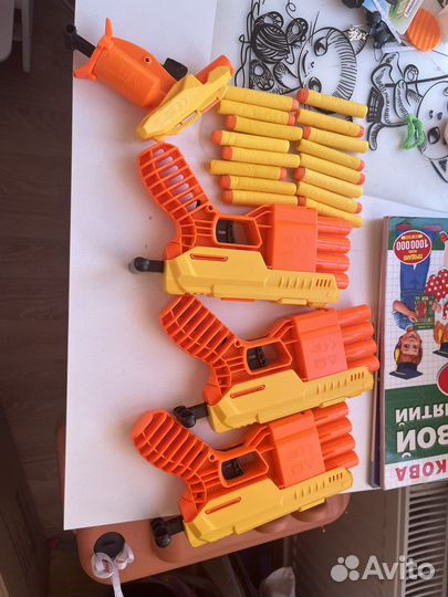 Nerf пистолеты продам все за 1500