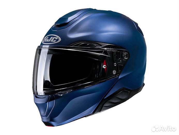 Мотошлем HJC rpha91 semi flat metallic blue
