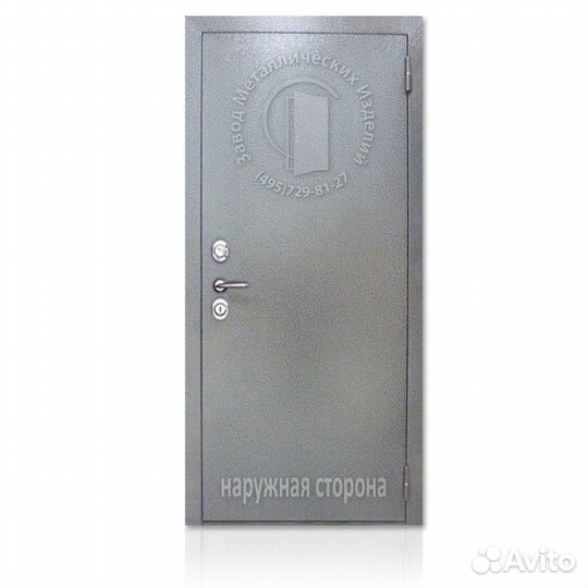 Входная металлическая дверь с зеркалом № 3-6