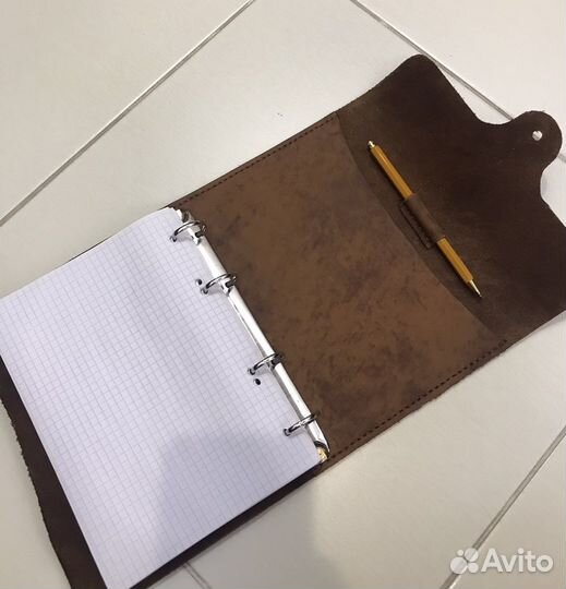 Ежедневник ручной работы кожа