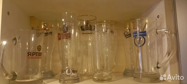 Коллекция пивных бокалов поштучно