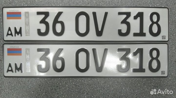 Дубликаты иностранных номеров