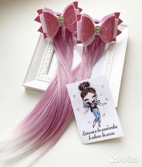 Бантики с локонами
