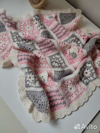 Плед для малыша ручной работы